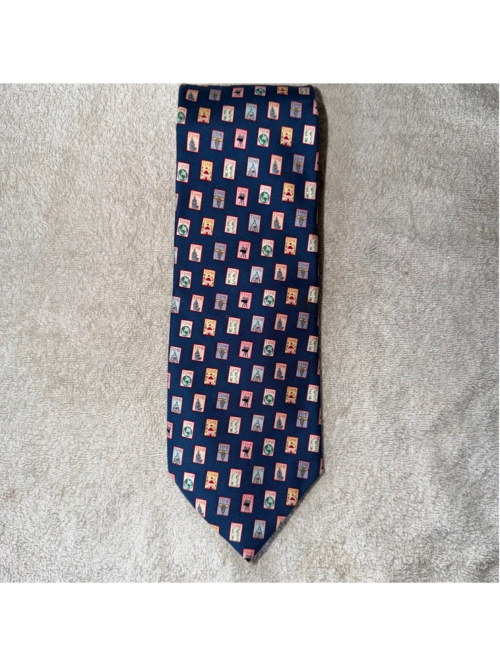 NWOT Men's Vineyard Vines Custom Collection Time Magazine 100% Silk Tie USA